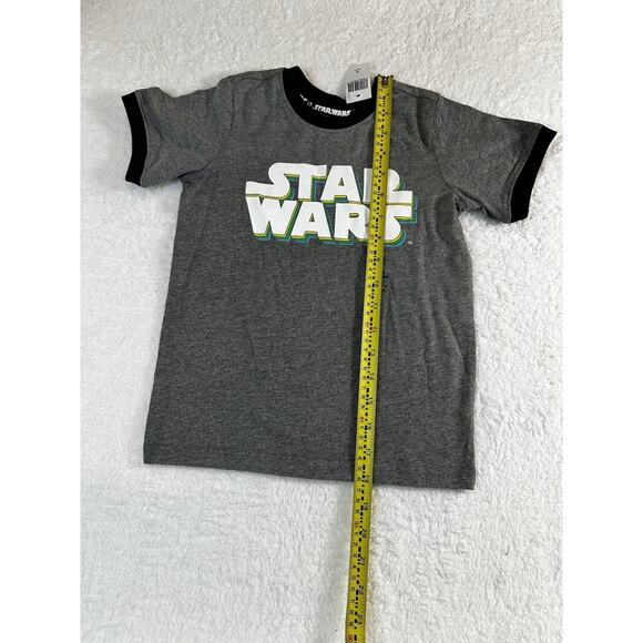 Star Wars Boy’s Ringer T-shirt Size XS Size 4 New with Tags - Picture 3 of 4